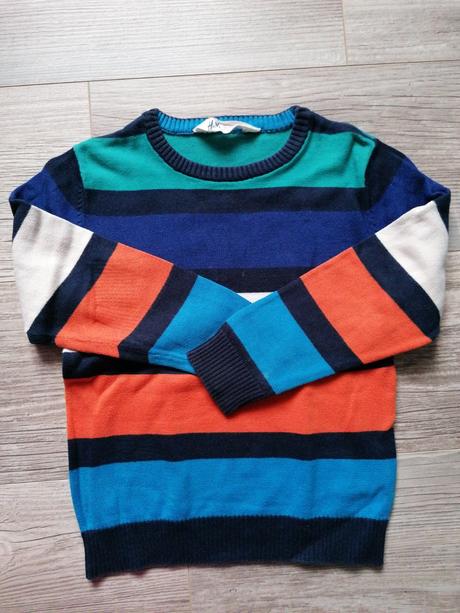 Chlapcenske rifle a sveter, h&m,116