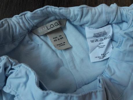 H&m zateplené nohavice top stav, h&m,74