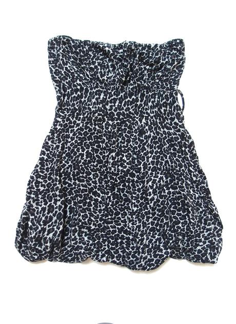 Leopardový top, fishbone,s