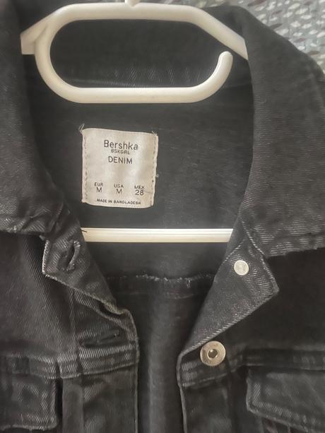 Rifľová bunda bershka, bershka,m