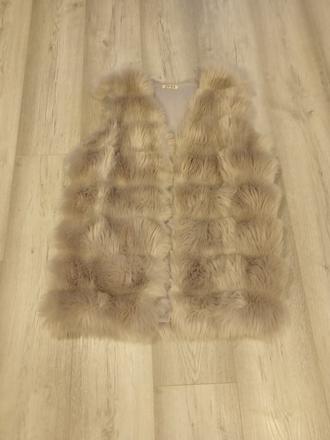 Dámska kožušinová vesta, 