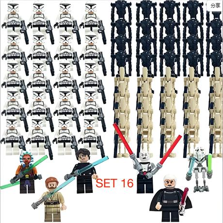 Rôzne figúrky star wars 8 (8ks) typ lego - nové,
