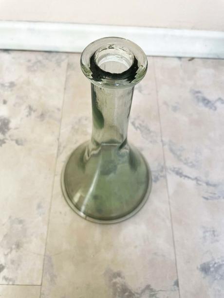 Váza/karafa z hrubého skla, 