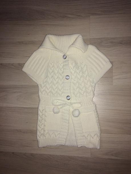 Biely svetrik bolerko, 98