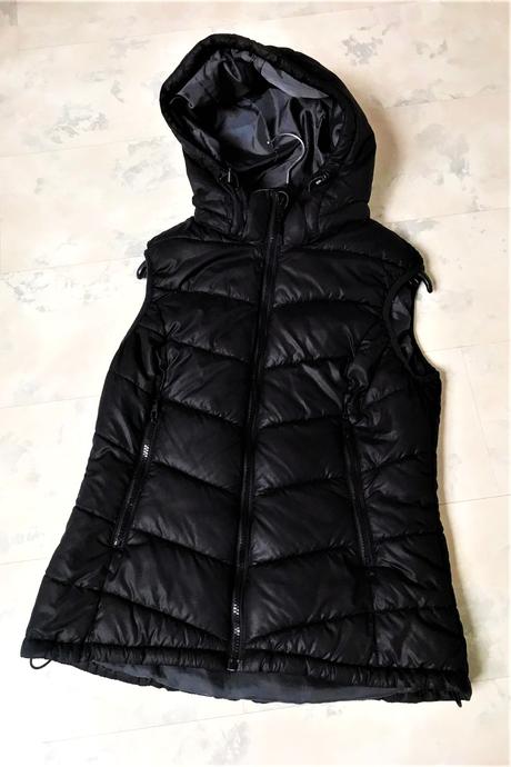 Teplá vesta s kapucňou, h&m,xs