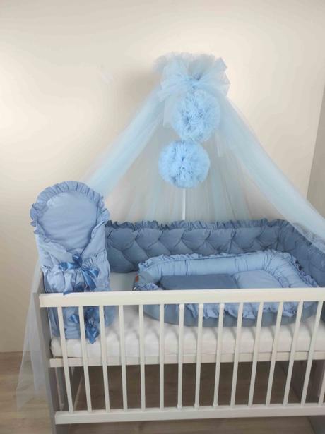 Nový pom pom baldachýn + zavinovačka + hniezdo via, šírka (cm): 60,dĺžka (cm): 120