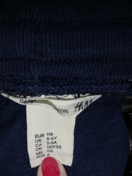 Tričko+kraťasky, h&m,116