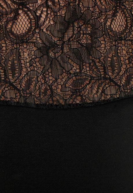 Guess čierny pulóver mikina s krajkou pc 80 e, guess,s