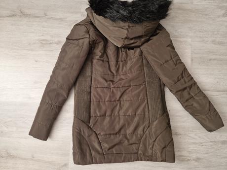 Khaki zimná bunda, s