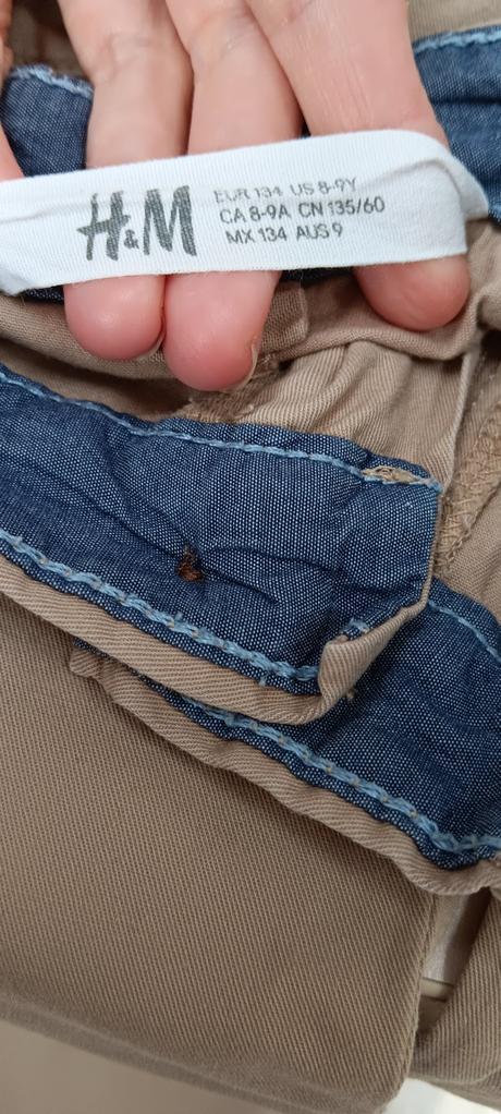 H&m chino nohavice veľ. 134, h&m,134
