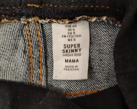 Tehotenské rifle značky h&m, h&m,40