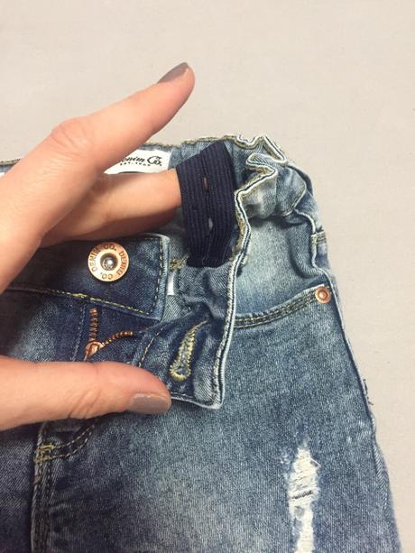 Moderne flitrove rifle slimky, primark,110