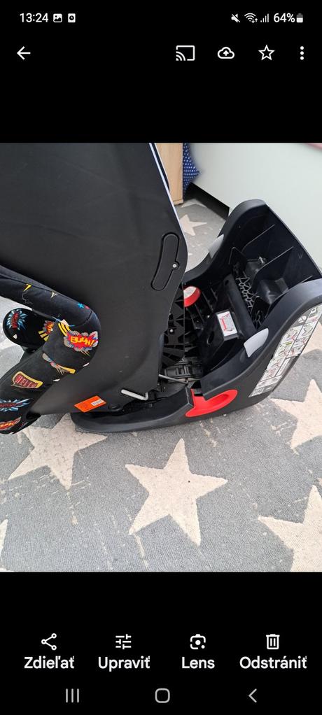 Britax römer autosedačka king ii black, comic fun, britax