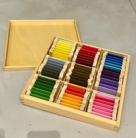 Montessori farebné doštičky iii, 