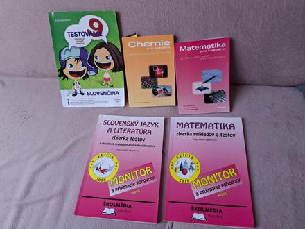 Učebnice sj,mat,chemia,
