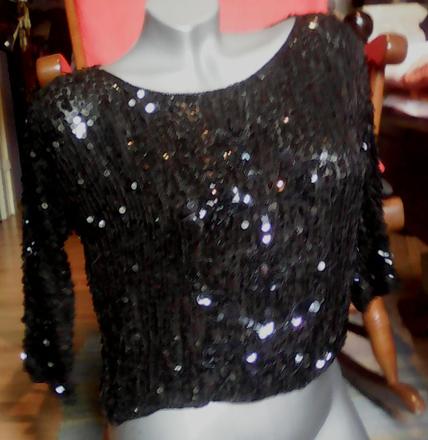 Trblietava - leskla bluzka, l