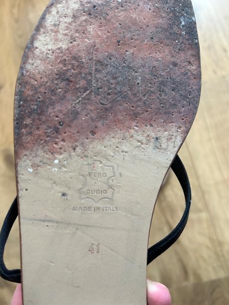 Kožené žabky veľ. 41, 41