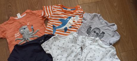 Letný balík  chlapec veľkosť 80 h&m a iné, 68–80