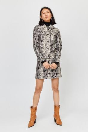 Kožený kostým s rybím efektom, next,40 / l