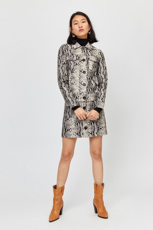 Kožený kostým s rybím efektom, next,40 / l