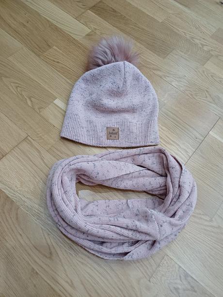 Dievčenská čiapka + šál, 