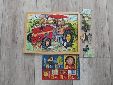 Drevené puzzle 44x33x1,5, 