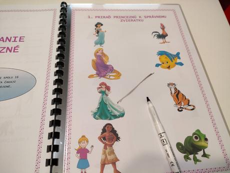 Pracovný zošit - princezné,