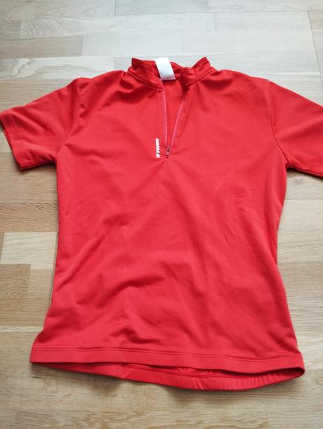 Elastický nový cyklodres, decathlon,146 / 152