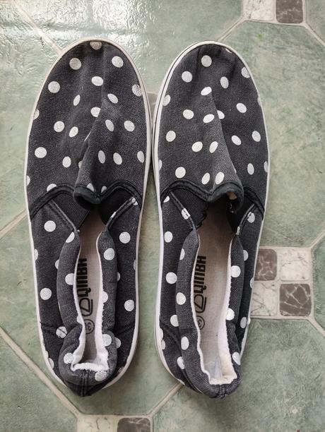 Plátenky- papuče, 38