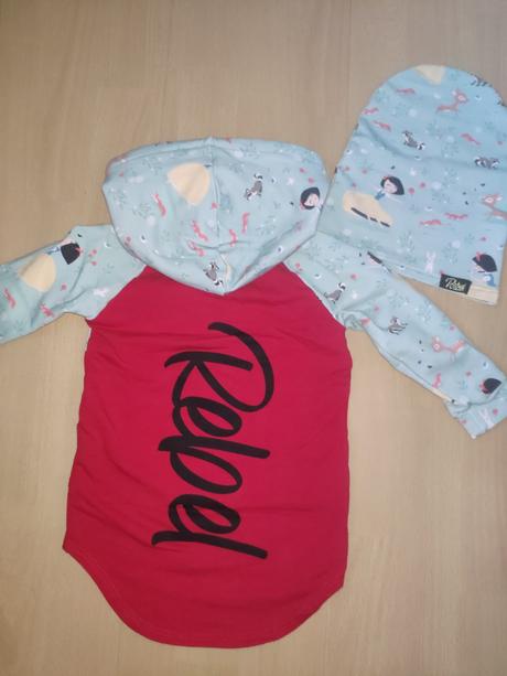 Rebel mikina a čiapka, rebel kids,80