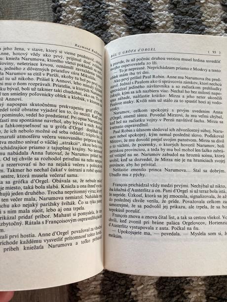 Bál u grófa dorgel radiguet raymond (1988), 