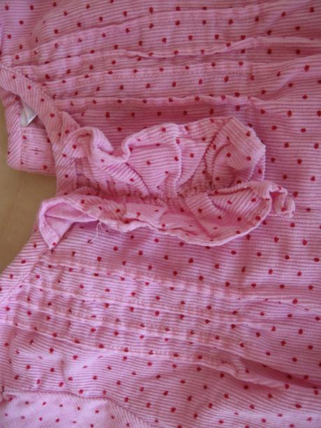 Dievčenské jemnomenšestrové bodkované tričko, 80