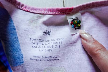 Šaty h&m mario bros 122/128, h&m,122