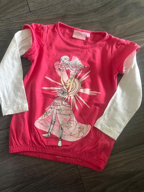 Tricko s dvojitym efektom barbie, disney,98