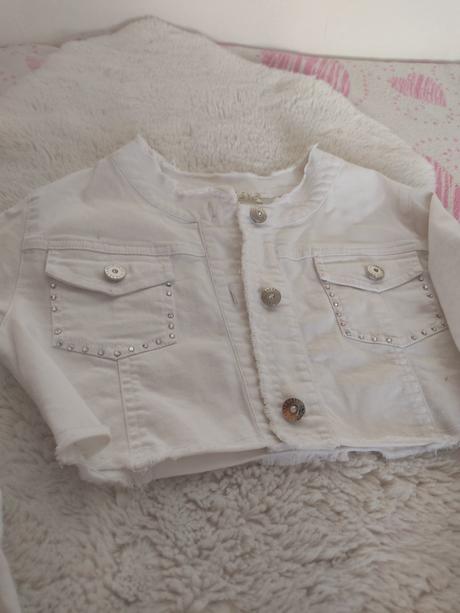 Crop bunda riflová s kamienkami, 146