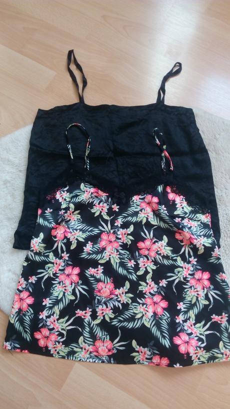 2x saténové tielko, s