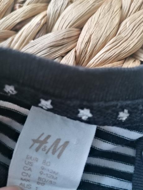 Trička s krátkym rukávom 80 (3ks), h&m,80