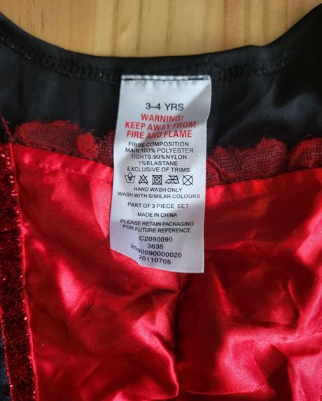 Karnevalové šaty lienka na 3-4 roky, 