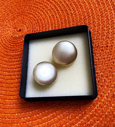 Retro perleťové klipsne, 