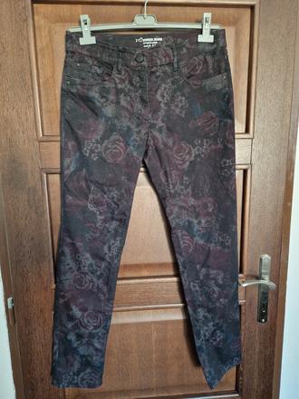 Čierne vzorované nohavice zn. zerres, 40