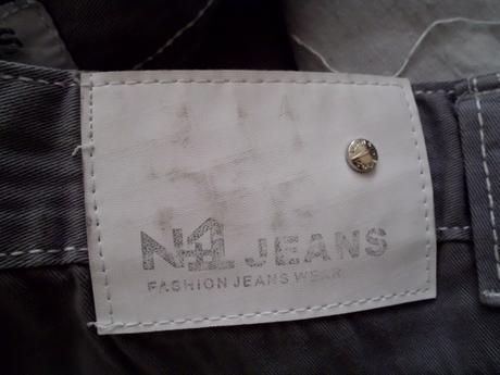 N+1 jeans bledošedé, m