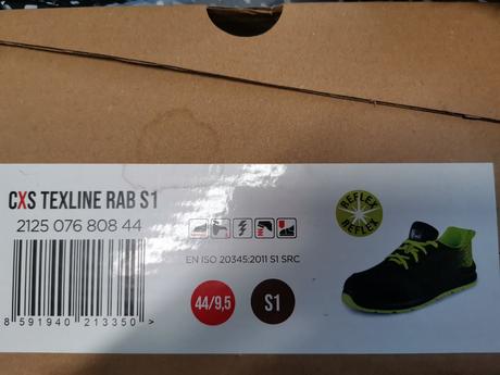 Pracovná obuv s oceľovou špicou, 44