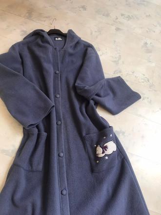 Maxi teplý flisový župan l/xl, xl