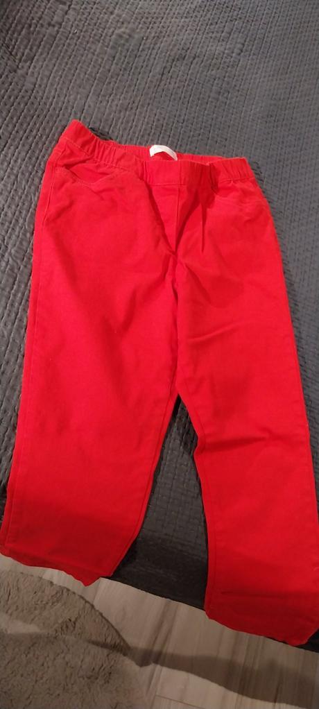 Červené nohavice 36, bonprix,36