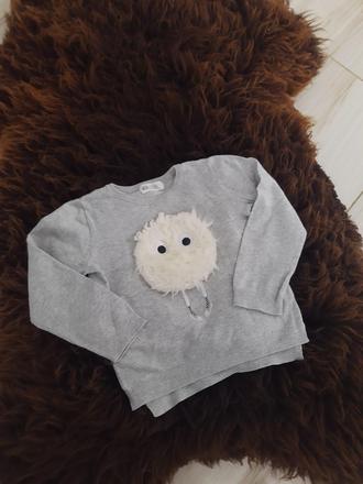 Detský sveter s 3d aplikáciou h&m 98/104, h&m,98