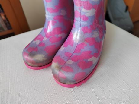 Gumáky demar - ružové srdiečka v.26, demar,26