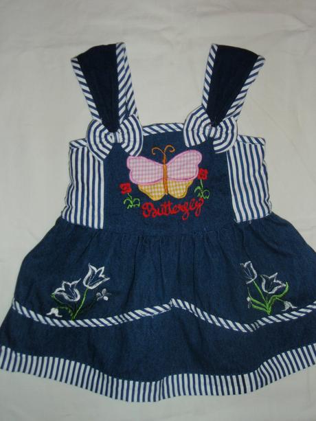 Riflové šaty veľ.1-2.rok, 86