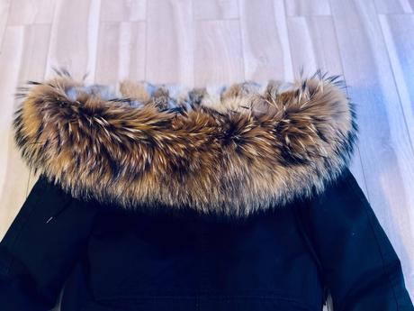 Parka s pravou hustou kozusinou, m