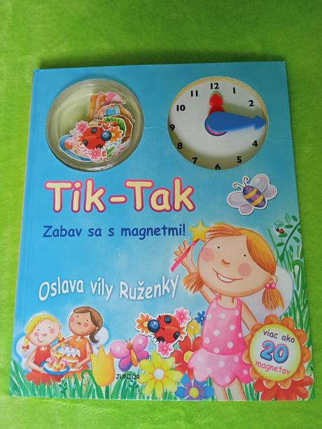 Kniha s magnetkami a hodinami, 