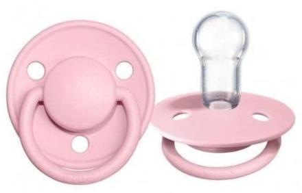 Bibs cumlík silikónový de lux baby pink 0-36m, 1ks, bibs